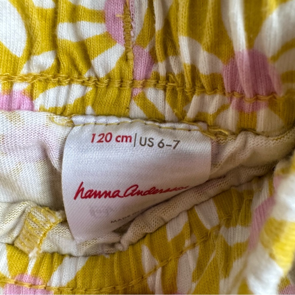 Hanna Andersson Yellow Daisy & Ladybug Skort 120 / 6-7 - Picture 7 of 8